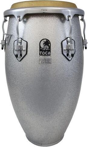 Toca 4612-1/2FS Custom Deluxe Fiberglass Tumba - Silver Sparkle in Saudi Arabia