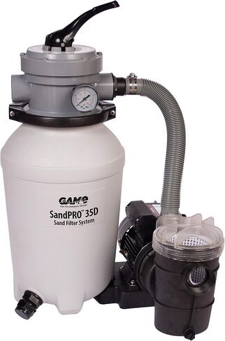 GAME SandPRO 50D Series, Complete 0.5HP Replacement Pool Sand Filter Unit, Designed for Intex & Bestway Pools, High-Performance Above-Ground Pool Vacuum, Energy Efficient, Easy to Operate in Saudi Arabia
