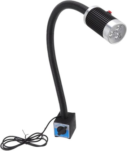 Garosa Magnetic Work Light, Aluminium Adjustable 24V 9W Gooseneck LED Lamp for Industrial Use, CNC Drill Press and Workshop Lighting in Saudi Arabia