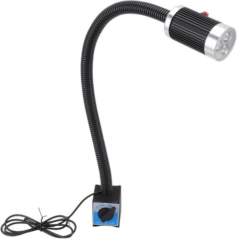Garosa Magnetic Work Light, Aluminium Adjustable 24V 9W Gooseneck LED Lamp for Industrial Use, CNC Drill Press and Workshop Lighting in Saudi Arabia