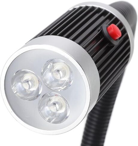 Garosa Magnetic Work Light, Aluminium Adjustable 24V 9W Gooseneck LED Lamp for Industrial Use, CNC Drill Press and Workshop Lighting in Saudi Arabia