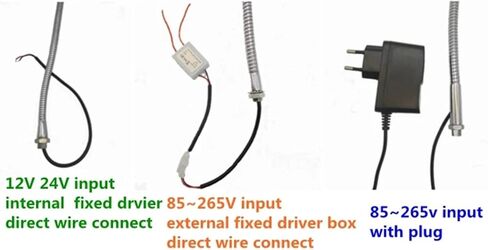 12V 24V 110V 220V 3W Telecom Cabinet LED Flex ARM Light(24v 4000k,3w Black 60cm) in Saudi Arabia