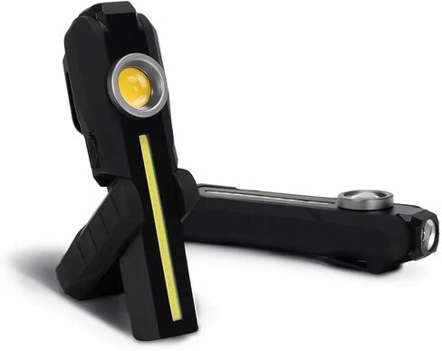 ciciglow Car Detailing Light, 500LM Rechargeable Paint Inspection Light with Magnetic Base and Hook, USB Rechargeable Foldable Automotive LED Work Lamp in Kuwait