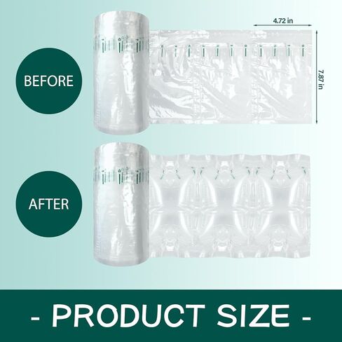 300 قطعة وسائد هوائية للشحن مع مضخة تعبئة أكياس هوائية قابلة للنفخ، مستلزمات التعبئة للشحن ونقل مواد التعبئة والتغليف، حشوات المحفظة للشكل، 4.7 × 7.87 بوصة in Kuwait