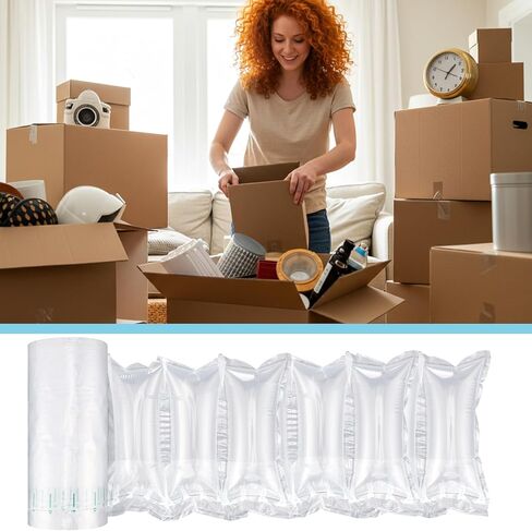 400 Count Air Pillows for Shipping with Pump, 4.72 x 9.84 Inches Inflatable Shipping Air Bags Supplies Box Filler Packing Materials Alternative to Packing Peanut, Purse Stuffers for Shape in Saudi Arabia