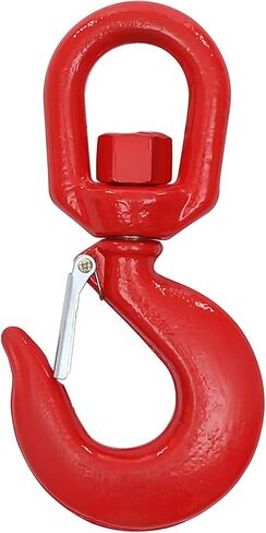 11 Ton Swivel Lifting Hooks with Safety Latch, Heavy Duty Alloy Steel 360°Rotating Swivel Eye Sling Hook,2in, Rigging Swivel Eye Hook Lifting Hook for Lifting Chains 5T 7T 11T 15T in Kuwait