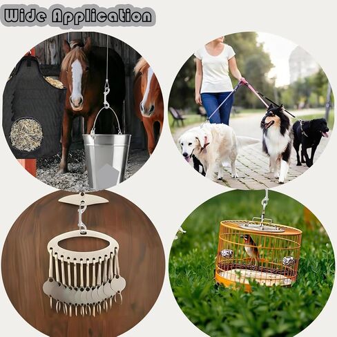 Double Ended Bolt Snap Hooks, Large Size Heavy Duty Trigger Snap Hooks, Metal Clip Hooks Double Sided Snaps for Chain Dog Leash Collar Linking Key Feed Buckets Gate Latch - 4.7 Inch 5 Pack in Saudi Arabia