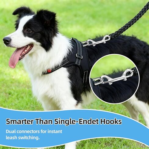 Sissatthai 8Pcs Double Ended Snap Hooks Heavy Duty - 3.5 Inch, Metal Dog Leash Hook Clip Double Sided Carabiner Clips Silver Chain Clip Clasp for Dog Horse Bolt Key Carabiner Outdoor in Kuwait