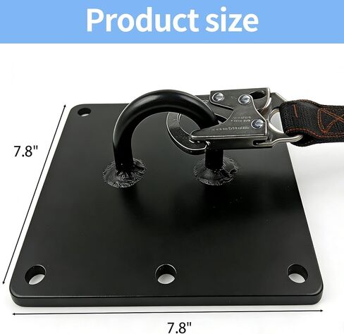 مرساة على شكل حرف D، مرساة للحماية من السقوط، لوحة تثبيت على شكل حرف D خرسانية، مرساة سقف قابلة لإعادة الاستخدام، مناسبة لـ: الجدران الخرسانية، والأسقف، والأعمدة، ومعالجة طلاء مسحوق السطح in Kuwait