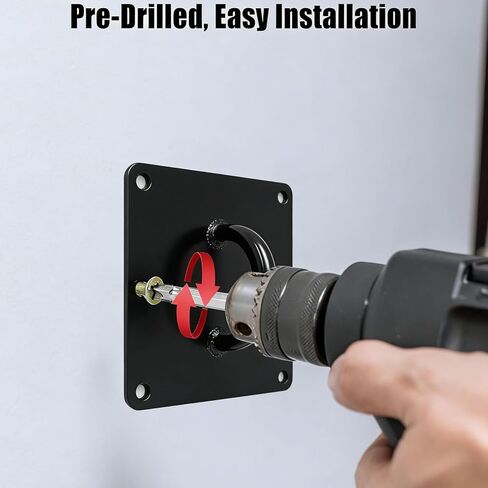 مرساة على شكل حرف D، مرساة للحماية من السقوط، لوحة تثبيت على شكل حرف D خرسانية، مرساة سقف قابلة لإعادة الاستخدام، مناسبة لـ: الجدران الخرسانية، والأسقف، والأعمدة، ومعالجة طلاء مسحوق السطح in Kuwait