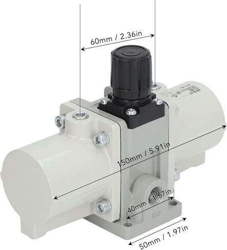 Pneumatic Booster Pump, 2 Times Pressure Pneumatic Booster Pump, Less Heat Pneumatic Booster, Type for Industrial Use in Kuwait