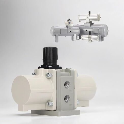 Pneumatic Booster Pump, 2 Times Pressure Pneumatic Booster Pump, Less Heat Pneumatic Booster, Type for Industrial Use in Kuwait