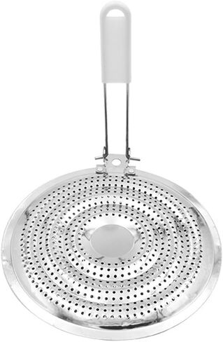 Pilarmuture Double Layers Stainless Steel Heat Diffuser, Even Heat Distribution, Multi-Stove Compatibility, Cool-Touch Handle, 50W, Induction in Kuwait