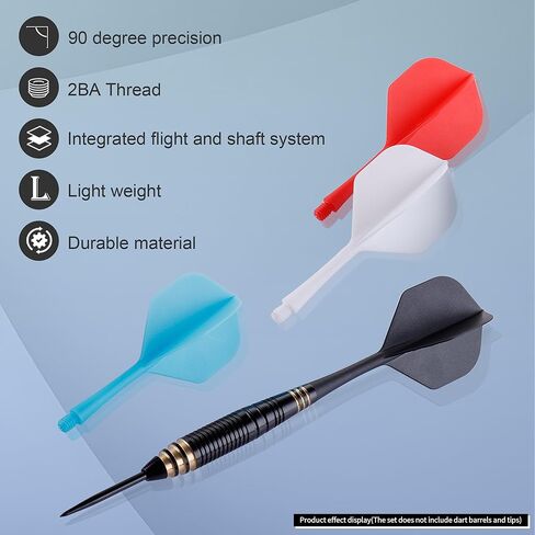CyeeLife Integrated Dart Flights and Shafts | 2BA Thread | Professional All-in-One Molded Dart Accessories in Saudi Arabia