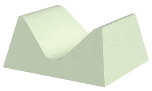 X-Ray Sponge Positioner - AP/PA Child Head Holder - 11" x 9-3/4" x 5" Uncoated Stealth, USA Made in Kuwait