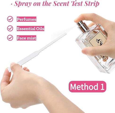 1500 Piece Perfume Tester Strips, Disposable White Fragrance Tester Strips for Cologne, Absorbent Scent Test Strip, Perfume Blotter Paper for Fragrance, Essential Oils in Saudi Arabia