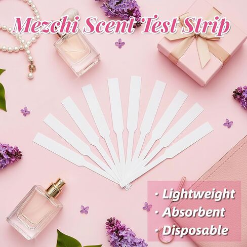 1500 Piece Perfume Tester Strips, Disposable White Fragrance Tester Strips for Cologne, Absorbent Scent Test Strip, Perfume Blotter Paper for Fragrance, Essential Oils in Saudi Arabia