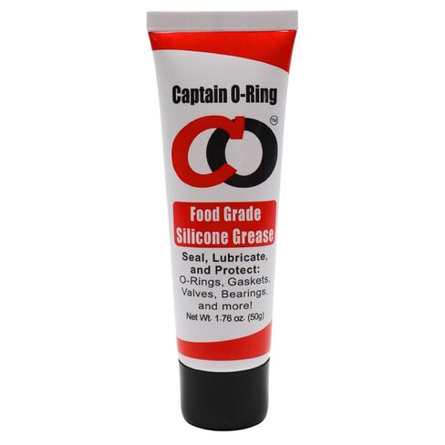 Captain O-Ring - NSF Food Grade Silicone Lubricant Grease for O-Rings, Seals, Gaskets, Pumps, Pool Spa, Plumbing, Faucets, Valves, More (1.76oz, 50g) in Saudi Arabia