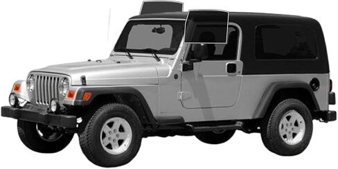 Precut All Sides Windows Tint Cars Sun Flocking Forcing Protective Privacy Anti Shatter Glass Film أي طقم الظل لجيب Wrangler TJ 1997-2006 in Kuwait