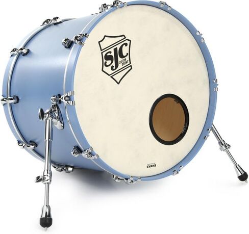 SJC Custom Drums Tour Series Bass Drum - 18 x 22-inch - Lavender Ash - Sweetwater Exclusive in Saudi Arabia