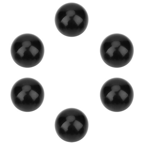 Keenso Plastic Machine Handle Ball - Set of 6 Black Thread with a Diameter of 40 Mm with a Thread 40 Mm Easy Installation for Woodworking, Printing, Mining, Mining in Saudi Arabia