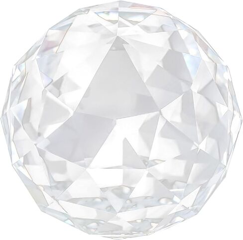 60 مم، كرة زجاجية كريستالية شفافة لتجهيزات أجهزة ديكور المنزل والفندق، لمحبي أو أصدقاء رائعين، للمنزل، المطعم، الفندق، تستخدم كصنبور مياه، مقبض باب (80 مم/3.15 بوصة) in Kuwait