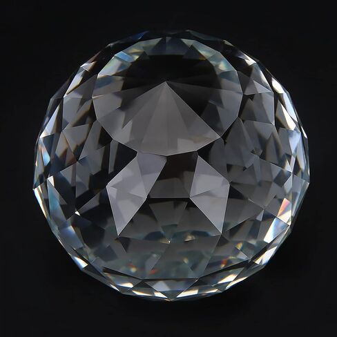 60mm, Clear Cut Crystal Glass Ball for Home Hotel Decor Hardware Fittings, Great Lover or Friends, for Home, Restaurant, Hotel, Use As Water Tap, Door Handle (80MM/3.15in) in Saudi Arabia