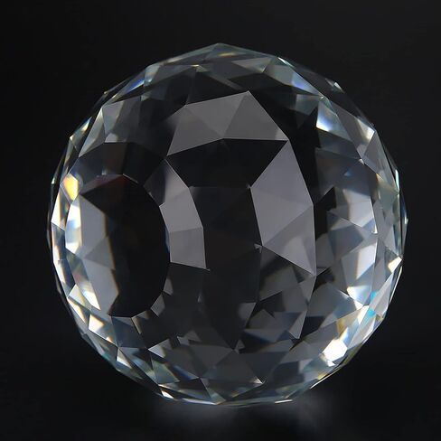 60mm, Clear Cut Crystal Glass Ball for Home Hotel Decor Hardware Fittings, Great Lover or Friends, for Home, Restaurant, Hotel, Use As Water Tap, Door Handle (80MM/3.15in) in Saudi Arabia