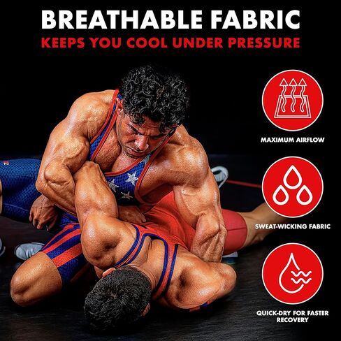 Rising Star Wrestling Singlet-Navy-Red-S in Saudi Arabia