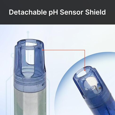 Apera Instruments 203DJ-C in-line Double Ceramic Junction Long-Life pH Electrode pH Sensor pH Probe for General Water Solutions' Continuous Monitoring or Lab Measurement with BNC Connector in Saudi Arabia