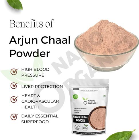 Namo Organics - Organic Arjun ki Chaal Powder (500g) in Saudi Arabia