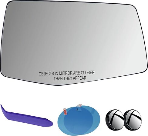 EAP Driver Side Mirror Glass Compatible with Chevrolet Silverado 1500 2019-2025, GMC Sierra 1500 2019-2025, Heated Without Auto Dimming 84171577 84309702 84309708 GM1324159 in Kuwait