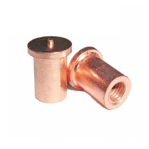 مسامير لحام، M3 M4 M5 M6*L مسامير لحام مطلية بالنحاس خيط دبوس لحام (M4X16mm 50 قطعة) in Saudi Arabia