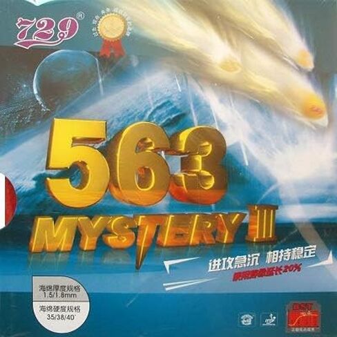 729 Friendship 563 Mystery III Medium Pips Out Table Tennis Rubber Sheet in Saudi Arabia