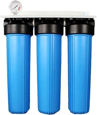 Whole house 20 Inches PP+CTO+UDF Jumbo Water Purifier Three Stage Pre-filter Water Filter in Saudi Arabia