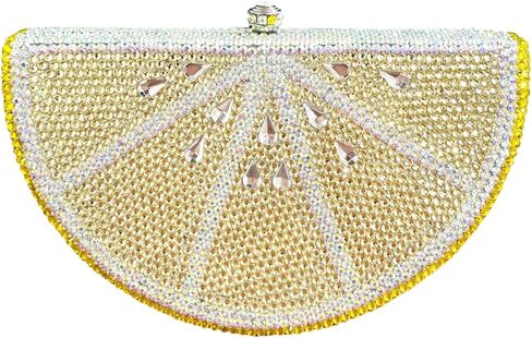 Women Cute Fruit Evening Clutch Sparkling Rhinestones Purse Crystal Banquet Prom Shoulder Bag in Kuwait