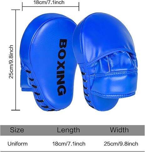 قطعة واحدة من قفازات الملاكمة المنحنية، وسادة ملاكمة بتركيز مقوس، قفاز ملاكمة، رائع للكاراتيه، ركلة الملاكمة التايلاندية، السجال، الدوجو، الفنون القتالية in Kuwait