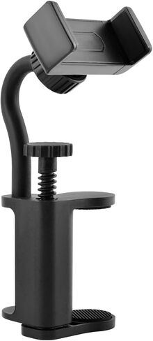 Guitar Phone Holder, 360° Adjustable Mount for Guitars, Ukuleles & Basses (6-10.5cm Thick), Hands-Free Sheet Music Stand for Video Recording, Live Streaming & Online Teaching in Kuwait