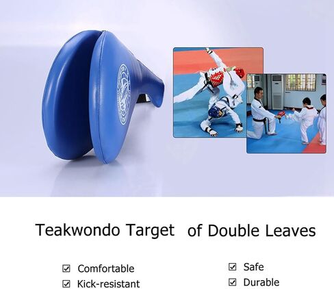 Taekwondo Kick Pads, Striking Karate Martial Arts Training Target Pad, Taekwondo Double Kick Train Strike Pads Target Tae Kwon Do Karate Kickboxing in Saudi Arabia
