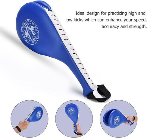 Taekwondo Kick Pads, Striking Karate Martial Arts Training Target Pad, Taekwondo Double Kick Train Strike Pads Target Tae Kwon Do Karate Kickboxing in Saudi Arabia