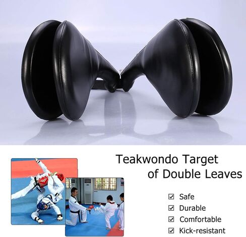 Takwondo Target, Taekwondo Double Kick Pad Kickboxing Striking Pad TKD Kicking Applicable in Batting Practice of Taekwondo Martial Art Etc Almohadillas De Taekwondo in Saudi Arabia