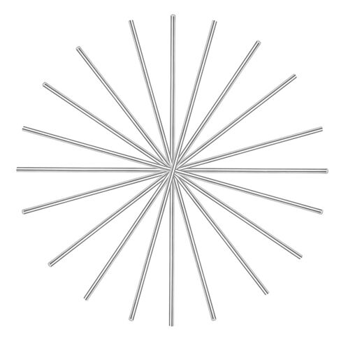 10 قطع 1.5 ملم × 305 ملم 304 قضبان صلبة من الفولاذ المقاوم للصدأ، 12 بوصة × 1/16 بوصة معدنية مستديرة عمود صلب عمود مخرطة بار مخزون للحرف اليدوية نموذج طائرة هليكوبتر للسيارة (3 مم، 10 قطع) in Kuwait