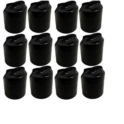 PP Plastic Disc Top Caps, 24/410 Replacement Press Caps, Black (4) in Saudi Arabia