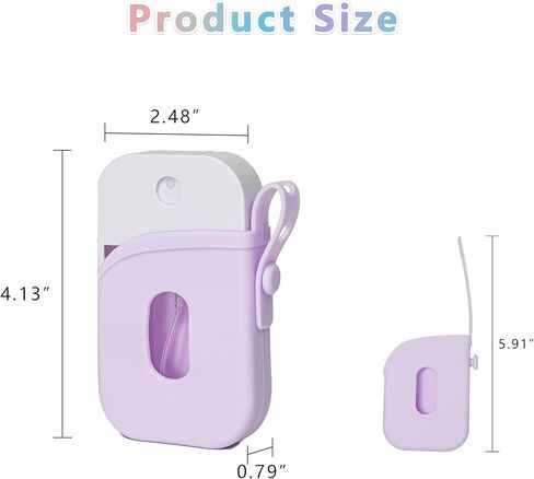 Hand Sanitizer Holder for Touchland Spray - 3 Pack Silicone Case with Adjustable Strap, Fits 1 fl oz Refillable Bottles (Pink,Green,Purple) in Saudi Arabia