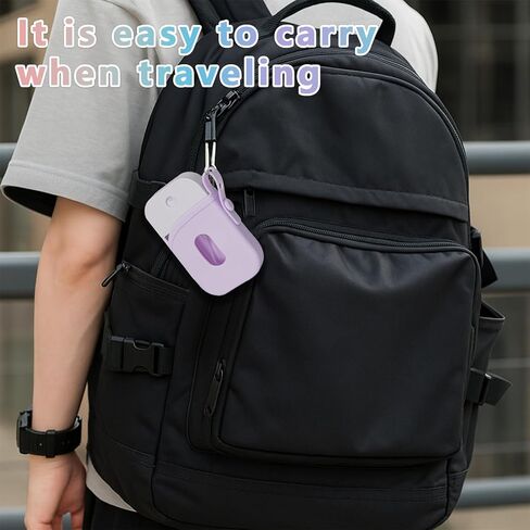 Hand Sanitizer Holder for Touchland Spray - 3 Pack Silicone Case with Adjustable Strap, Fits 1 fl oz Refillable Bottles (Pink,Green,Purple) in Saudi Arabia