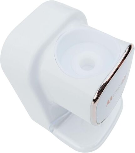 MAAW Infrared Toothpaste Pump Dispenser, USB Rechargeable – White/Gold in Saudi Arabia