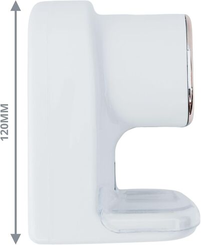 MAAW Infrared Toothpaste Pump Dispenser, USB Rechargeable – White/Gold in Saudi Arabia