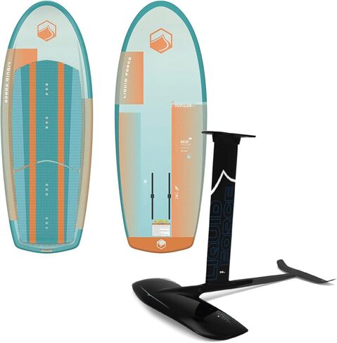 لوح Horizon Foilboard من Liquid Force مقاس 4'5 بوصة مع سبيكة إطلاق 1200 Fuselock Foil in Saudi Arabia