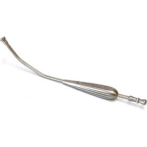 أداة طبية من الفولاذ المقاوم للصدأ أنبوب شفط بطول 27 سم مع محول قابل للفصل، مصمم ليكون سهل الاستخدام لجميع الأطباء البيطريين. in Kuwait