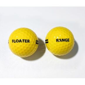 Yellow Floating Golf Balls for Lake and Pool - High Visibility Floater Golf Balls, Non-Sink Water Practice Balls for Backyard & Boat | Authentic Feel, Includes Mesh Bag (12 Pack) in Saudi Arabia